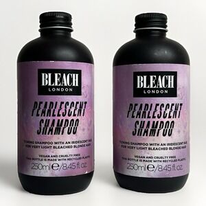 Bleach London Pearlescent Shampoo 8.45 oz. Toning Shampoo for Blonde Hair